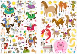 600 наклеек. Принцессы и рыцари - Робинс фото 6