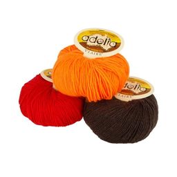 Пряжа ADELIA CLAIRE 50% шерсть, 50% акрил 10 шт. х 50 г 138 м  5 м