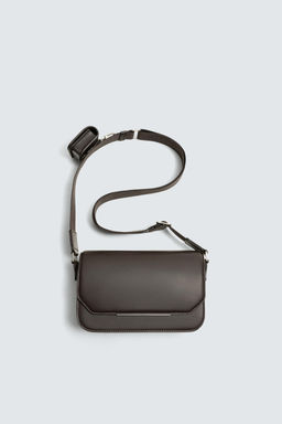 PLAIN CROSSBODY BAG WITH FLAP - Zara фото 4