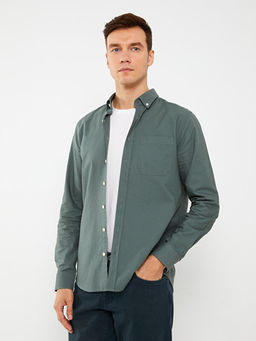 Regular Fit Uzun Kollu Oxford Erkek G?mlek