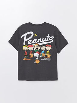 Bisiklet Yaka Peanuts Bask?l? Erkek Bebek Ti??rt - Waikiki фото 2