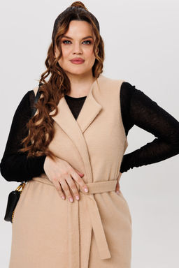 Жилет Michel Chic 354/1 светло-бежевый фото 6