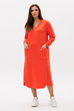 Платье Fantazia Mod 4707 мандариновый фото 3