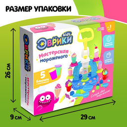 Набор для игры с пластилином Фабрика мороженого - Эврики фото 8