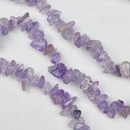 Бусины для украшений из лавандового Аметиста крошка 76 см