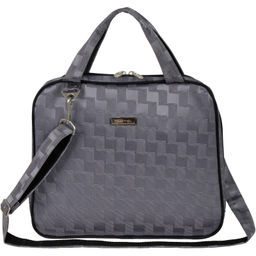 Сумка-Папка малая П7118 Серый Шашечки