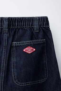 WIDE-FIT JEANS WITH TURN-UP HEMS - Zara фото 4