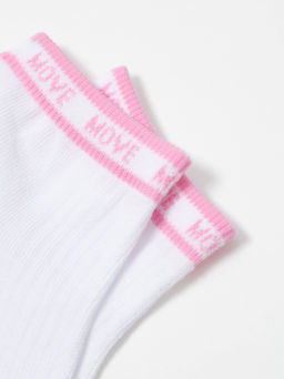 Цена за 2 пары CONTE-KIDS ACTIVE (короткие) Носки детские белый-розовый