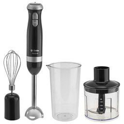 Блендер DELTA DL-7064B черный 1000 Вт, ТУРБО, стакан, венчик, измельчитель