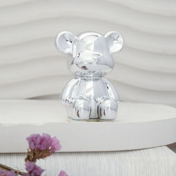 Фигурка Мишка 3,3 см / S-3117 /уп 20/100/500/1000/серебро