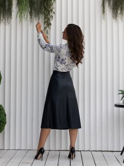 юбка из экокожи 859-0216 - Трика фото 6