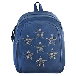 Рюкзак арт.48371 СИНИЙ С ЗАКЛЁПКАМИ ЗВЁЗДАМИ