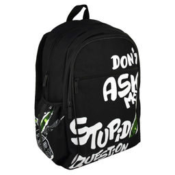 Рюкзак школьный Феникс+ арт.68250/ 14 НЕ ЗАДАВАЙ ВОПРОСОВ (31х42х15 см, полиэстер, сублимационная пе