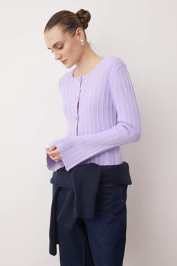 Kahverengi Ispanyol Kol Triko H?rka TWOAW26HI00268 - Trendyolmilla фото 9