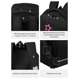 RG-663-1 Рюкзак школьный с картхолдером на держателе - Grizzly фото 37