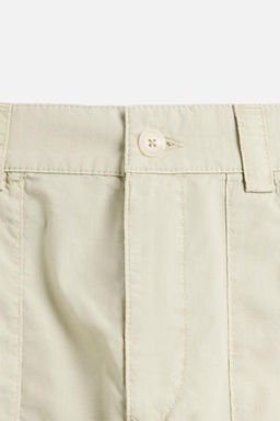 WASHED COTTON BERMUDA SHORTS - Zara фото 19