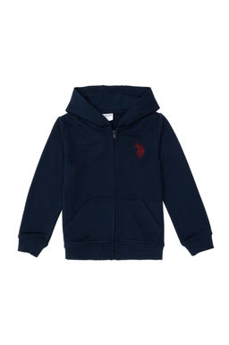 Базовый свитшот темно-синего цвета для мальчика Неожиданная скидка в корзине