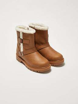 Fermuarl? Toka Detayl? K?z ?ocuk Bot