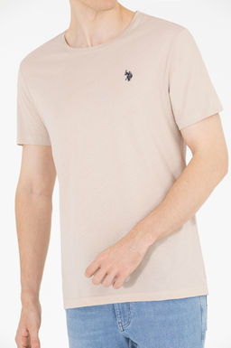 U. S. Polo Assn Мужская базовая футболка с круглым вырезом Stone - U.s. polo assn фото 6