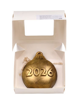 Шоколадная фигурка Новогодний шар 2026, кондитерская глазурь, 95 г