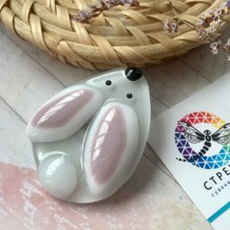 Брошь Зайчонок - Стрекоза фото 3