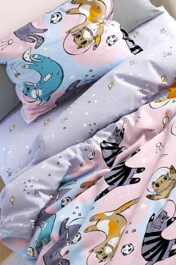 КПБ Павлайн FreeDom бязь Коты в Космосе, 1,5 сп