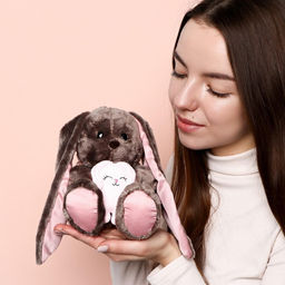 Мягкая игрушка «Li с зайцем», заяц, 25 см