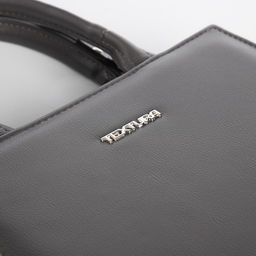 Сумка женская тоут TEXTURA на молнии, 22×11×22 см, серая