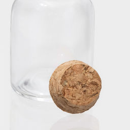 Цена за 12 шт. Банка для сыпучих Доляна «Парфе», 40 мл, 4×6.6 см, с пробковой крышкой, стекло, прозрачная