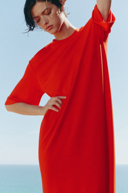 Vestido camiseta largo - H&m фото 4