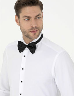 Beyaz Slim Fit Smokin G_mlek