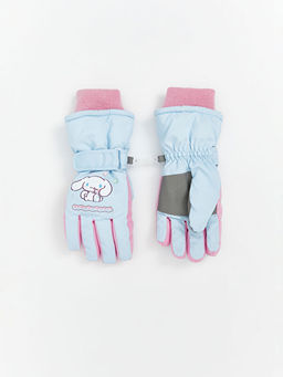 Cinnamoroll Bask?l? K?z ?ocuk Kar Eldiveni