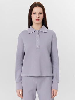 Джемпер домашний женский серый