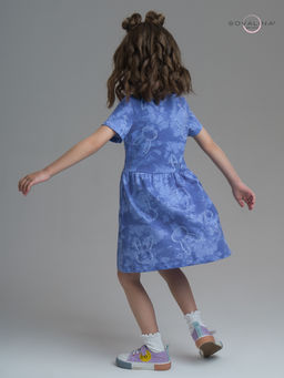 Платье Лето зайцы варенка синий - Sovalina фото 19