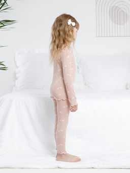 К 1618/розово-бежевый 1506 Н065 пижама для дев