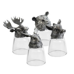 Подарочный набор рюмок-перевёртышей Настоящему мужчине, на 4 персоны, рюмка 50 мл, карты - Дарим красиво фото 3