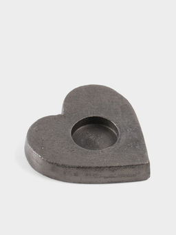 Подсвечник для чайной свечи Сердце, 11?12?2 см, алюминий