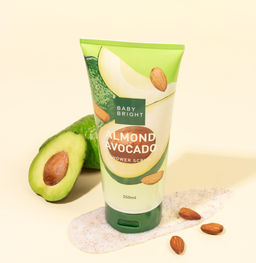 Скраб для тела Миндаль и Авокадо BABY BRIGHT 350 мл фото 3