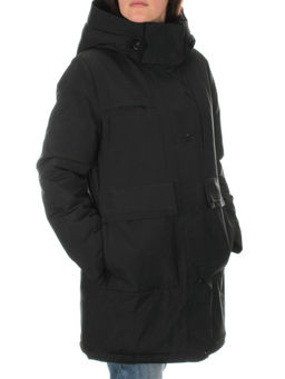 22352 BLACK Куртка зимняя женская (200 гр. холлофайбера)