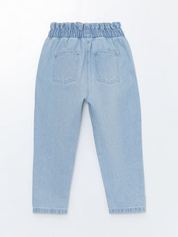 Beli Lastikli Basic K?z Bebek Jean Pantolon