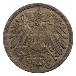 Монета 10 пфеннигов 1915 года А Германия