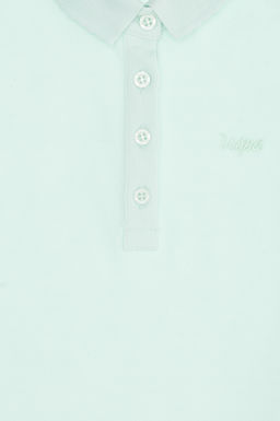 U. S. Polo Assn Базовая футболка цвета морской волны для девочек с воротником-поло - U.s. polo assn фото 5