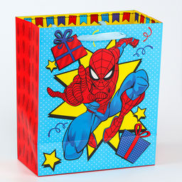 Пакет подарочный, 4 вида МИКС, 23×27×11.5 см