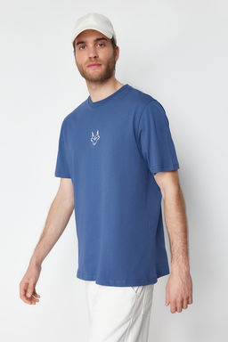 TRENDYOL MAN Siyah Regular/Normal Kesim Kurt Nak?sl? %100 Pamuklu T-Shirt TMNSS24TS00056 - Trendyolmilla фото 13