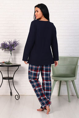 Костюм с брюками, футер с начесом, Flowers (876-1) - Плиона фото 9