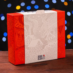 Цена за 5 шт. Подарочная коробка Подарочная с обечайкой Три медведя, 18,5 х 16 х 5,8 см - Simaland фото 8