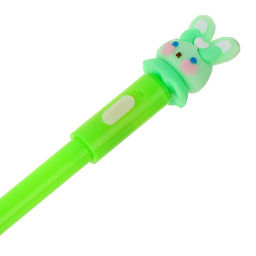 Цена за 12 шт. Ручка световая «Заинька», синие чернила, МИКС