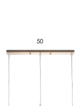 Светильник подвесной ЭкономСвет 10298/3GD, 3×40 Вт, E27, 61×15×18×70 см, золотой, янтарный