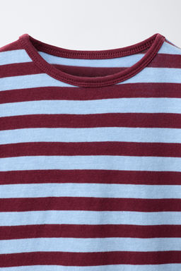 CAMISETA SOFT RAYAS / Marr?n - Zara фото 3