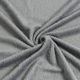 Плед «Этель», 200×220 см, корал-флис, серый